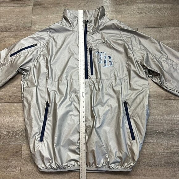Tampa Bay Rays Men's XXL GIII Switch Hitter Half Zip Pullover Jacket - Picture 6 of 6